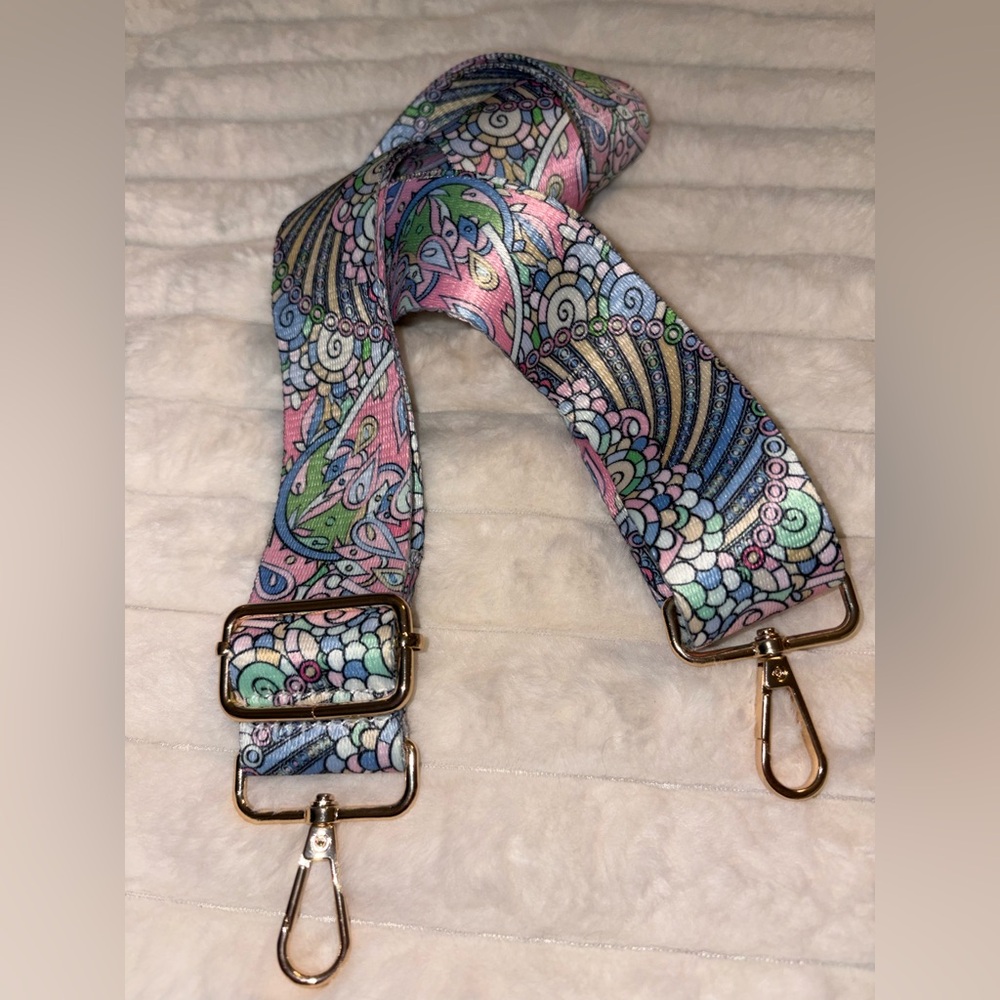 Guitar Handbag Colorful Patterned Bag Strap